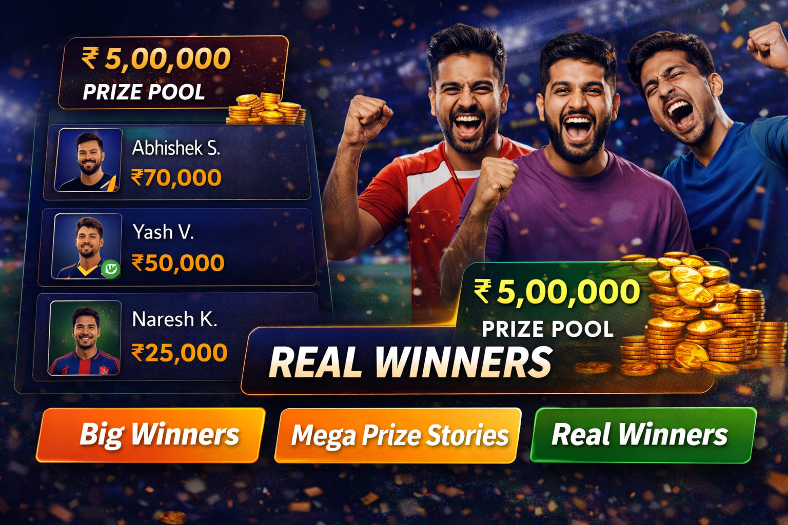 Come Cricket 11 fantasy cricket result notes